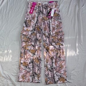 Y2K - Pink Camo Cargo Pants